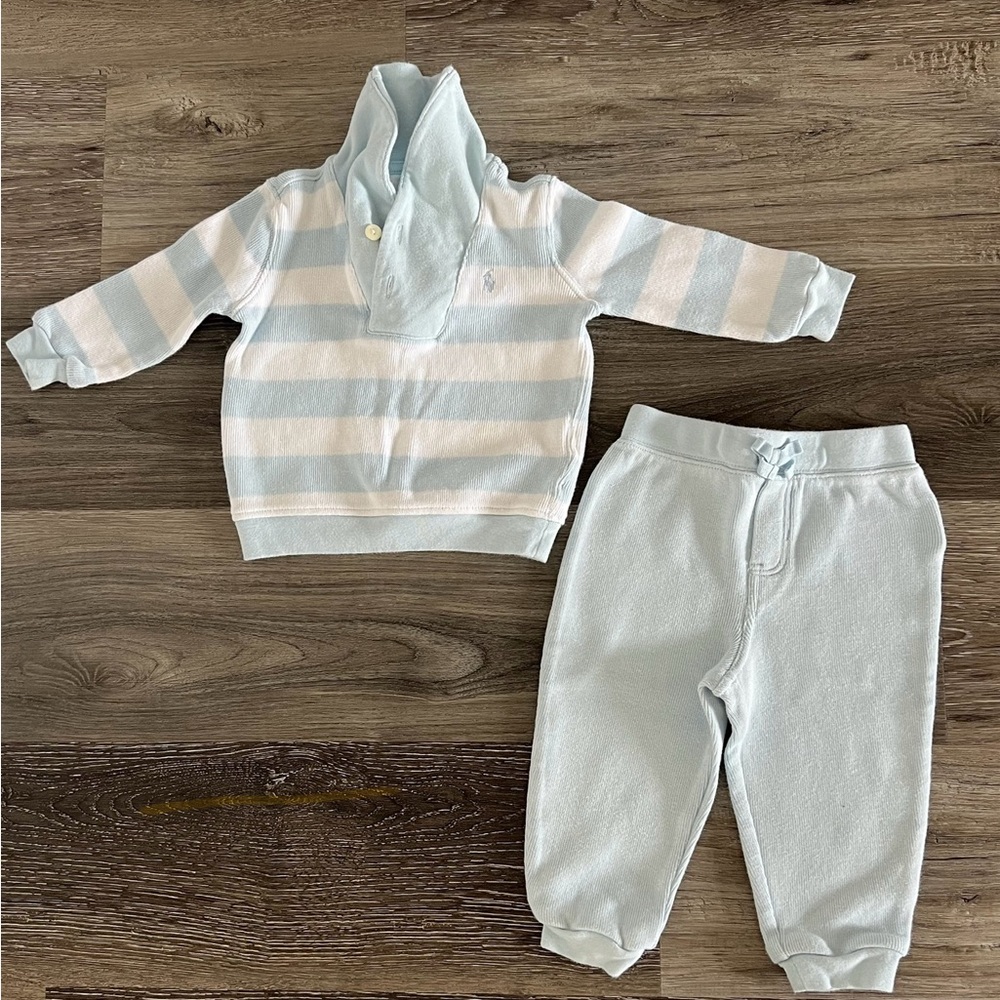 12 month Ralph Lauren sweater and pants